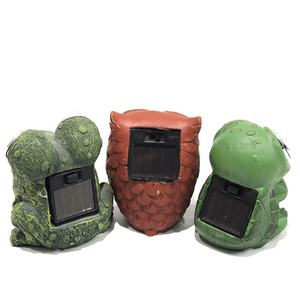 Thuis Yard Anyouo Cement Schildpad Standbeeld Solar Light Tuin Decor - Product Image 3