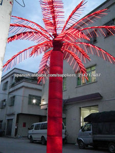Amarillo rojo y proyecto de iluminación de la decoración 5m 300w led <span class=keywords><strong>del</strong></span> árbol de palma/luz de coco con el ce y rohs - Product Image 5