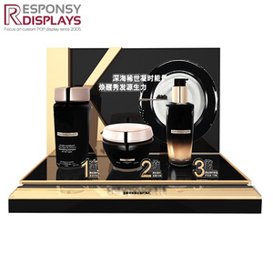 Présentoir de comptoir cosmétique en acrylique Organisateur de maquillage élégant pour bouteilles de soins de la peau <span class=keywords><strong>Boutique</strong></span> de beauté et magasin de détail - Product Image 4