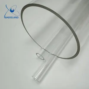 Tubes/tuyaux en plastique acrylique transparents personnalisés, grand diamètre, 400mm 500mm 600mm 700mm 800mm 1000mm, livraison gratuite