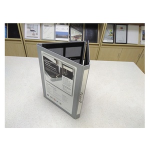 Giá rẻ tùy chỉnh Gạch Mosaic Mẫu cuốn sách đá đứng cuốn sách gỗ các tông hiển thị Countertop nhựa hiển thị thạch anh mẫu cuốn sách - Product Image 5