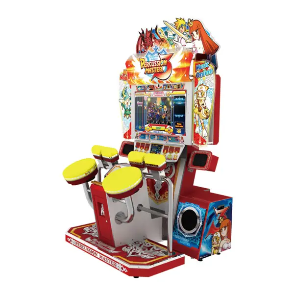 Hotselling Percussie Master 3 Muntautomaat Arcade Amusement Drum Muziek Game Machine Te Koop