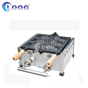 Высококачественное оборудование для закусок taiyaki, машина для приготовления пирожных в форме рыбы, газовая машина taiyaki wafлера - Product Image 6