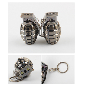 Mô Phỏng Mới LỰU ĐẠN Keychain LED Chiếu Sáng Mini Đèn Pin Tùy Chỉnh Ánh Sáng LỰU ĐẠN Troch <span class=keywords><strong>Key</strong></span> Chain - Product Image 5