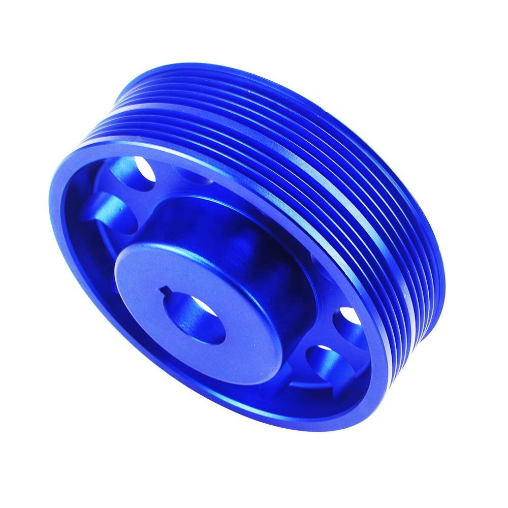 Polea de cigüeñal de aluminio ligero para Subaru Impreza WRX Sti