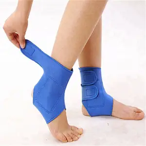 Tourmaline self heating magnetic warm therapy orthopedic sport ankle brace