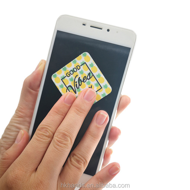 Customized Logo Printed Microfiber Mobile Phone Screen Cleaner Sticker