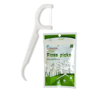 맞춤형 색상 친환경 100% 생분해 성 PLA 소재 치과 Flosser 이쑤시개