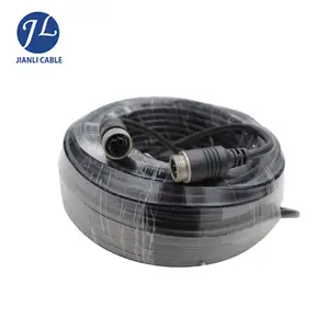 Small 4 Pin Connector Types Coaxial Cable For Roof Mount Car Camera