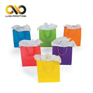 China de fábrica barato <span class=keywords><strong>custom</strong></span> design blanco y marrón bolsa de papel kraft - Product Image 3
