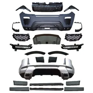 Kit de carrosserie de conversion Facelift Bodykit mise à niveau du pare-chocs avant/arrière pour <span class=keywords><strong>Range</strong></span> <span class=keywords><strong>Rover</strong></span> <span class=keywords><strong>Evoque</strong></span> 2012 2014 2015 à 2019 <span class=keywords><strong>2018</strong></span> 2016 2017 - Product Image 1