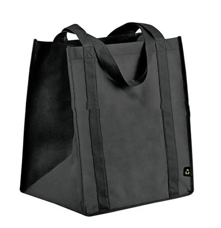 Brand new all purpose customized pp nonwoven polypropylene grocery green shopping tote bag