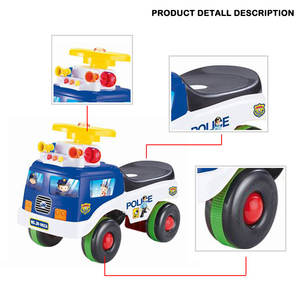 JK TOYS-camión <span class=keywords><strong>de</strong></span> <span class=keywords><strong>bomberos</strong></span> para niños, juguete con música y luz <span class=keywords><strong>de</strong></span> policí<span class=keywords><strong>a</strong></span> - Product Image 2