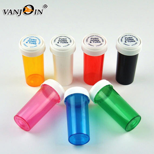 FRASCO CON TAPA RESISTENTE A NIÑOS DE 5DR 6DR 8DR 10DR 16DR 20DR PARA PASTILLAS - Product Image 3