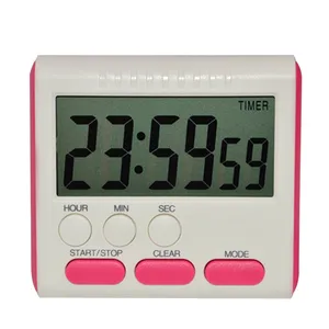 Temporizador de Cocina Digital LCD, alarma de cocción con reloj