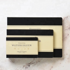Carnet d'<span class=keywords><strong>aquarelle</strong></span> Fabriano personnalisé en <span class=keywords><strong>papier</strong></span> 100% coton 300 g/m² avec couverture rigide en similicuir - Product Image 1