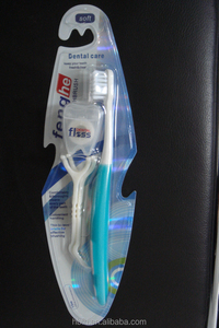 Cepillo de dientes para adultos con dental floss y selección de la seda dental - Product Image 3