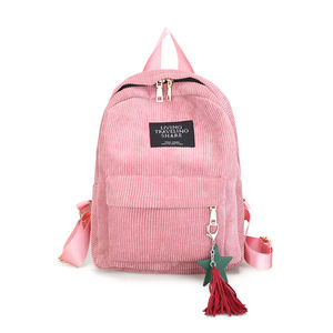 Venta al por mayor, nueva tendencia para adultos, mochila japonesa de pana de color sólido, <span class=keywords><strong>randoseru</strong></span> - Product Image 3