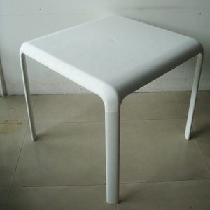 Table de restaurant en <span class=keywords><strong>plastique</strong></span> bon marché, nouvelle conception, empilable, table à manger - Product Image 4