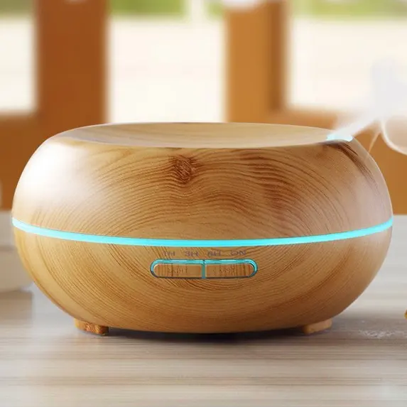 Alibaba Best Sellers Newest Essential Oil Diffuser Stylish Home Decor Wood Grain Humidifier