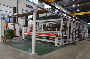 <span class=keywords><strong>3</strong></span>,<span class=keywords><strong>2</strong></span> M Breite Kleber Dot Transfer Laminieren Maschine für schaum mit stoff - Product Image 6