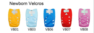 Pañal de tela para bebé neonatal con velcro y una inserción - Product Image 1