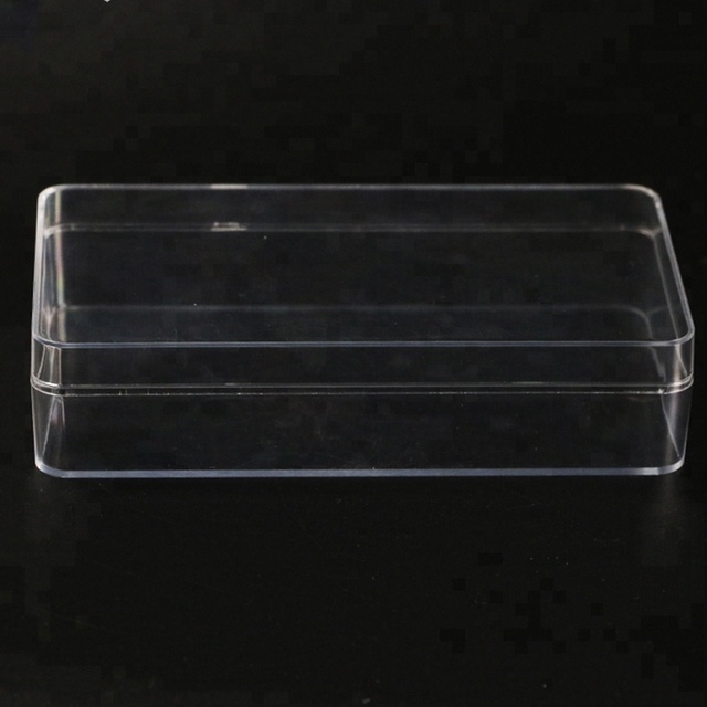 Clear Transparent Waterproof Plastic Case Recyclable Square Smartphone Sample Packaging Box for Cell Phone Storage