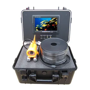 HD Waterproof Fish Finder 7 inch LCD Underwater Video Fishing Camera System With 24Pcs White Lights Used For Ice Fishing