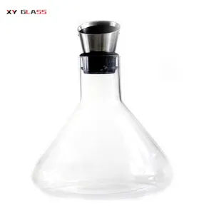 Creativo único regalo de Navidad de borosilicato de cristal clara Mini jarra de agua