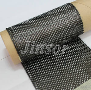 Jinsor 3k 12k Ruban tissé en fibre de carbone ignifuge écologique de 100mm de largeur pour une utilisation artisanale en plein air de voiture de haute résistance - Product Image 6