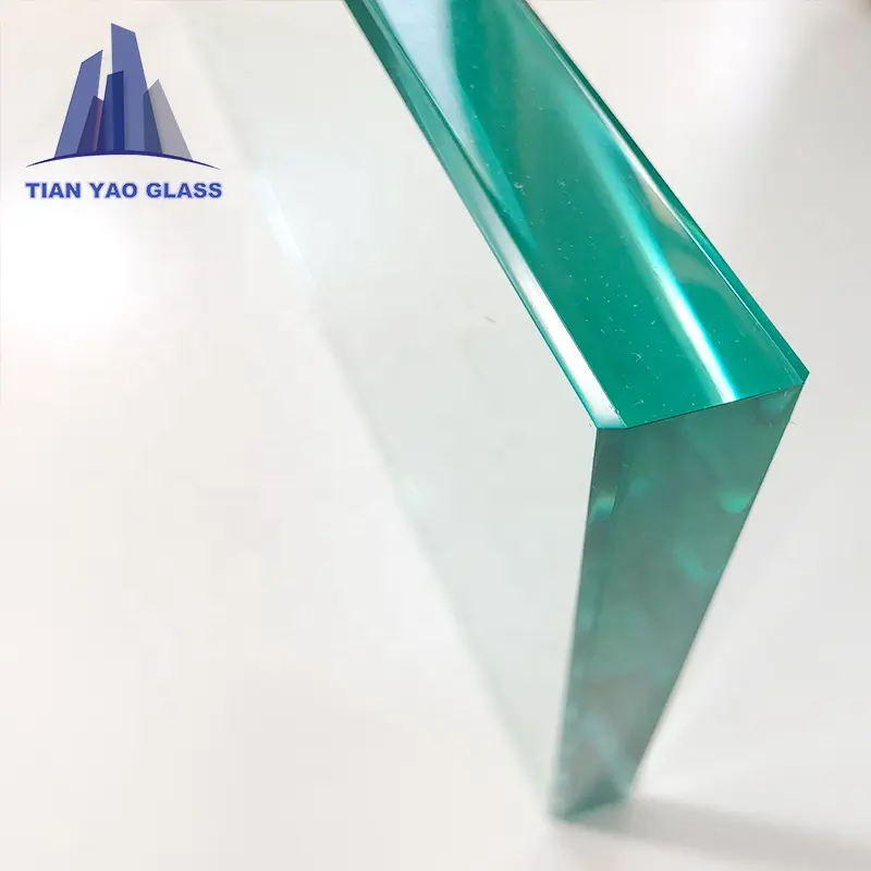 Tianyao السعر المنخفض 10 مللي متر تعويم الزخرفية معزول خفف/زجاج الأمان للحصول على باب منزلق من الزجاج