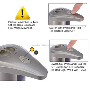 Máy Nhả Xà Phòng Tự Động, Bộ Cảm Biến Tự Động Không Cần Chạm Tay, Bằng Thép Không Gỉ - Product Image 3