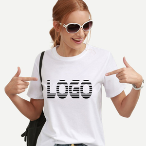 Tshirt Wholesale Custom Screen Printed Tshirt Letter Print <strong>T</strong> <strong>Shirt</strong> 100% Polyester <strong>t</strong> <strong>Shirt</strong> for <strong>Women</strong> - Product Image 2