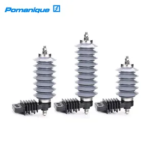 12kV 10kA ZnO Polymer housed Lightning Arrester surge arrester