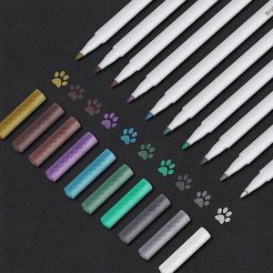 Fabricado en China colores surtidos marcador metálico cepillo suave Marker Pens Set - Product Image 1