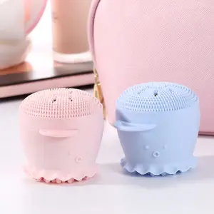 Meilleure Vente Produits Personnalisés En Silicone Souple de Beauté de Lavage de Maquillage Sans Fil Visage Propre Brosse