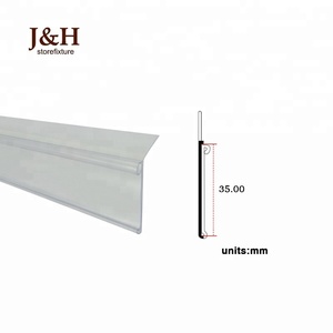 Porte-étiquette de billet de <span class=keywords><strong>prix</strong></span> transparent pour supermarché bande de données plate adhésive personnalisée - Product Image 1