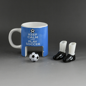 Tasse à café en céramique de football, souvenir sportif bon marché promotionnel - Product Image 2