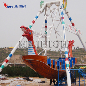 Manèges de divertissement en plein air, bateaux en fibre de verre, bateaux électriques, bateau <span class=keywords><strong>pirate</strong></span> du parc Luna - Product Image 6
