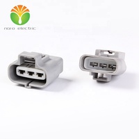 Conector Eléctrico Impermeable de 3 Pines DJ7031-4.8-21 para Ventilador de Coche Toyota Corolla, Conector Automotriz Impermeable 6189-0165