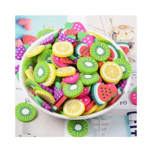 20 MM Polymer Clay Fruit Slices Cabochons / Slime CharmsためDIY Crafts、SlimeとJewelry Accessories