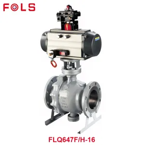 Limit Switch Pneumatic Electric Cryogenic Stainless Steel Flange Forged Fixed Ball Valve