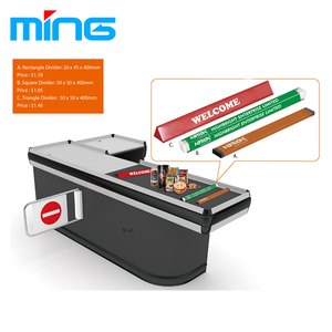 Tienda de venta al por menor, contador de efectivo <span class=keywords><strong>en</strong></span> forma de <span class=keywords><strong>U</strong></span> de doble cara con cinturón automático - Product Image 5