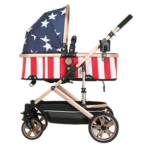 Le Plus Confortable Unique Sûr Haute Vue Bébé Poussettes Avec Grand Bébé Panier - Product Image 5
