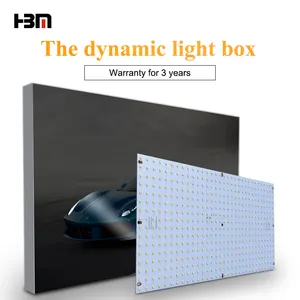 Fabric Frame Light Box Advertising New Ideas Animated Photo Moving Lighting Aluminum Profile Frame Dynamic Flashing Fabric Light Box