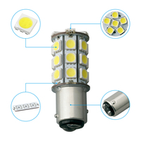 Bombilla LED para yate, 12V, BA15S, BA15D