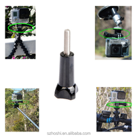 Aksesori Klip Penjepit Dudukan Pelindung Matahari Mobil untuk Kamera Aksi Gopro Hero 4 3+ 3 SJCAM SJ4000 SJ5000 Xiaomi Yi