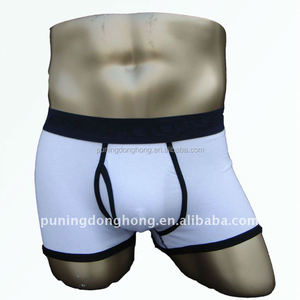 Calzoncillos <span class=keywords><strong>Boxer</strong></span> para <span class=keywords><strong>Hombre</strong></span> con Abertura Frontal, Ropa Interior de Talla Grande - Product Image 3