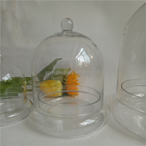 Campane di Vetro Trasparenti all'Ingrosso con Base / Campane di Vetro con Base in Vetro Come Terrario per Piante - Product Image 4