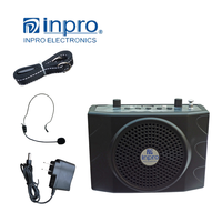 INPRO PL-605 Amplificateur de puissance stéréo miniature 20W ABS sans fil 1 canal Son standard numérique portable 50Hz-10kHz 92dB